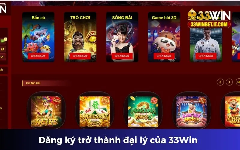 Đăng ký trở thành đại lý nhà cái 33win