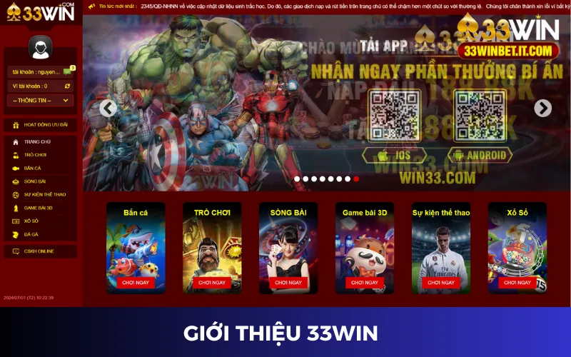 Giới thiệu 33win - Quá trình hình thành và phát triển