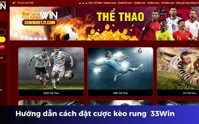 Hướng dẫn cách đặt cược kèo rung  33Win