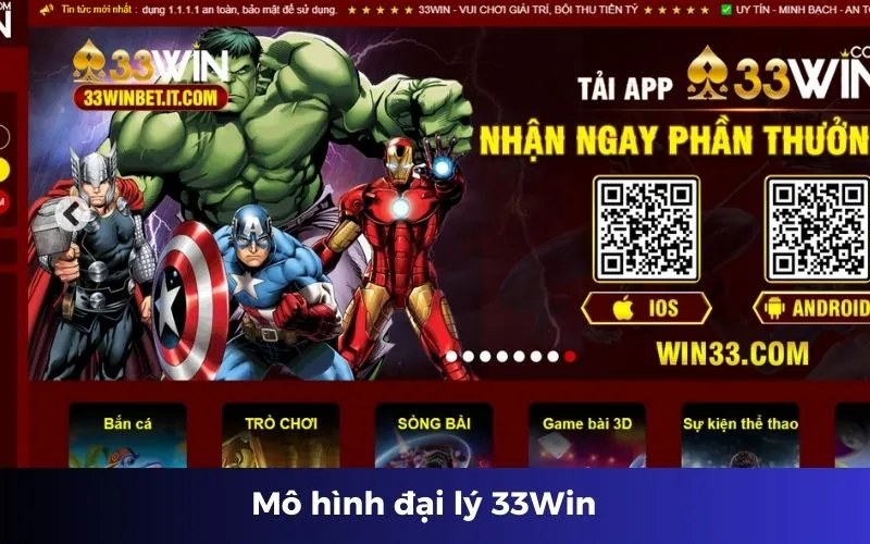 Mô hình đại lý 33win