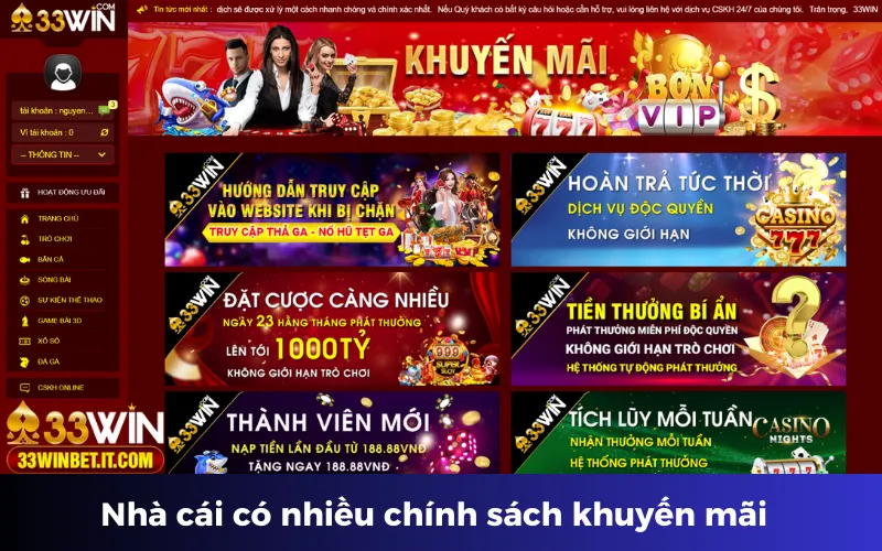 Cược thủ nói gì về nhà cái 33win